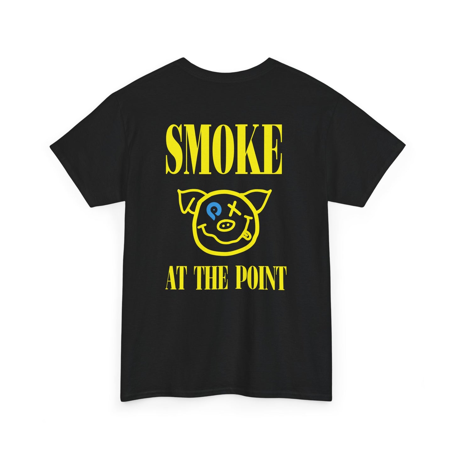 Smoke at The Point Pig Logo Heavy Cotton Tee