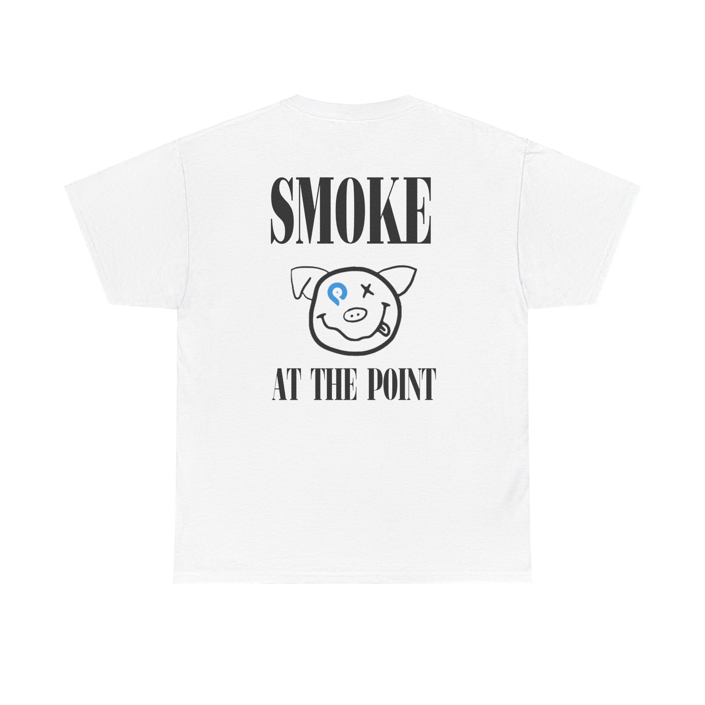 Smoke at The Point Pig Logo Heavy Cotton Tee