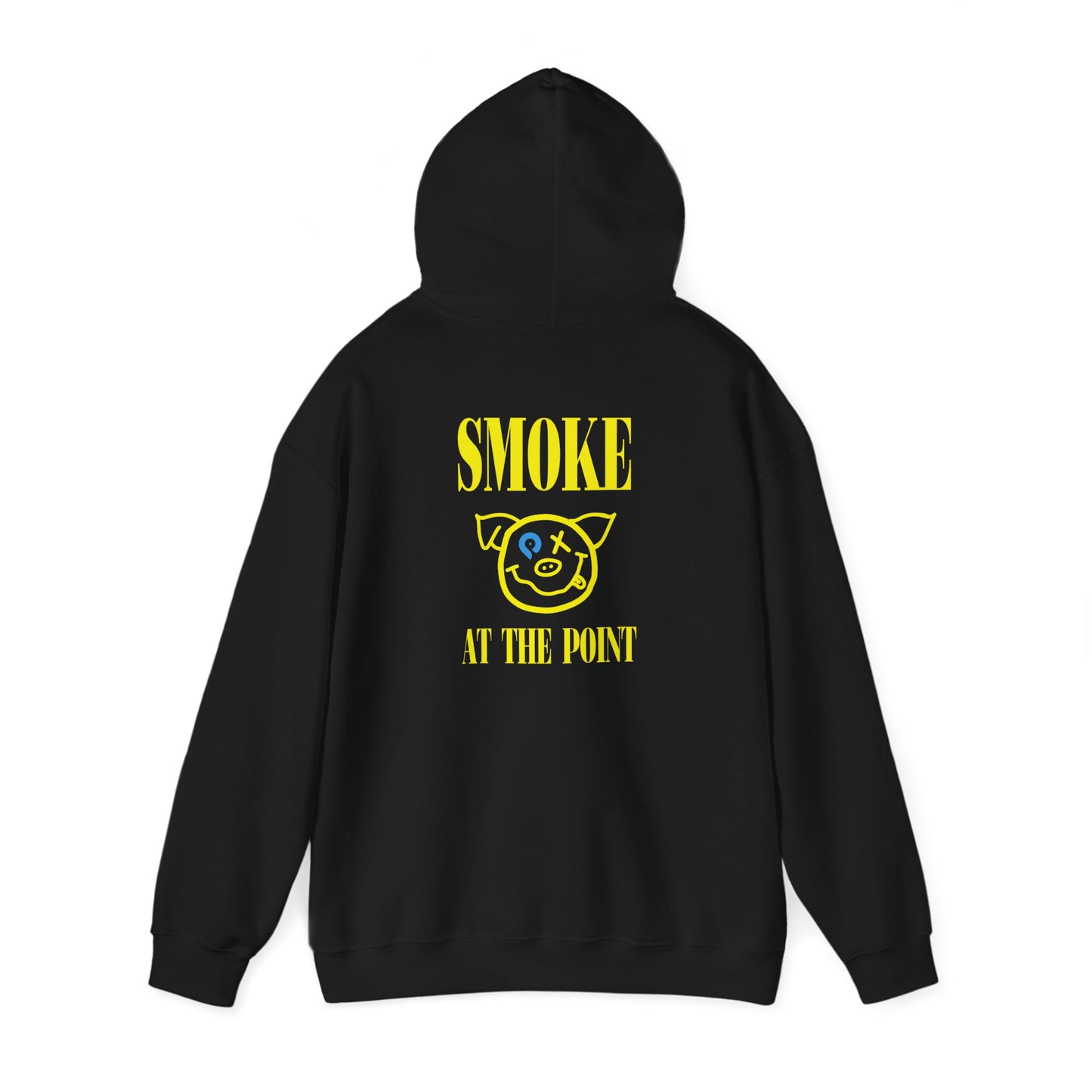 Pig Logo Smoke at The Point Hoodie