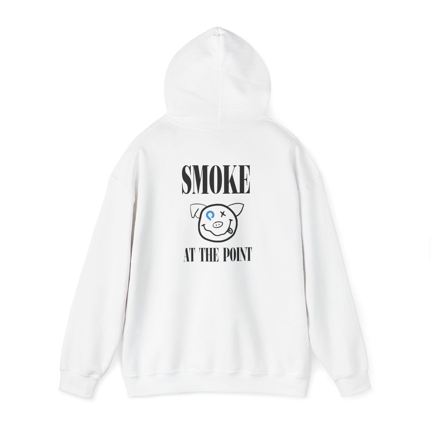 Pig Logo Smoke at The Point Hoodie