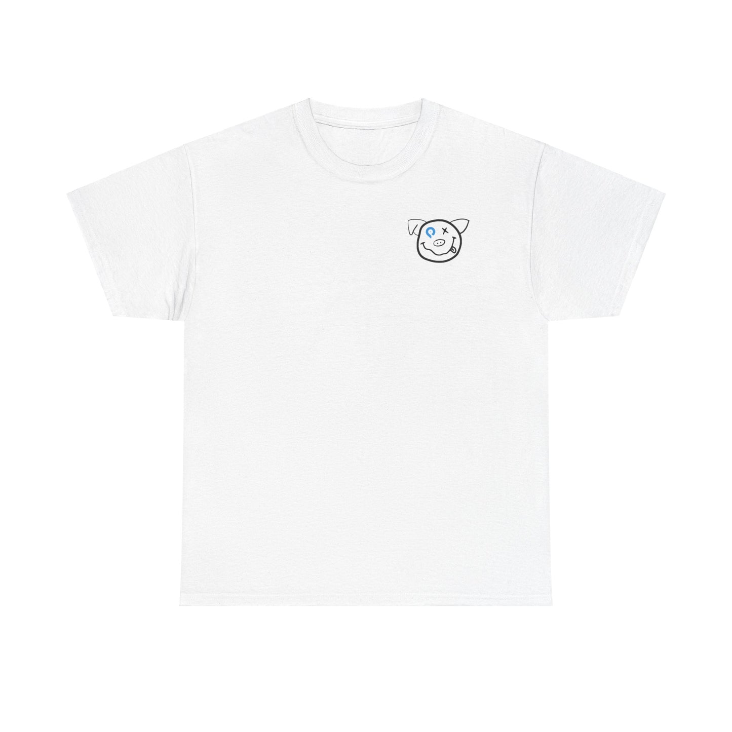 Smoke at The Point Pig Logo Heavy Cotton Tee